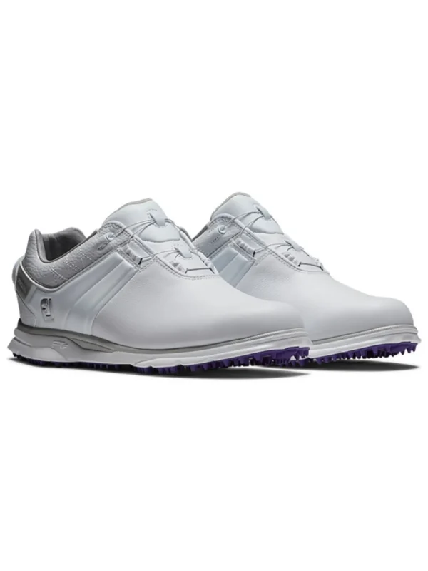 Women FootJoy Womens Golf Shoes< Women'S Pro Sl Boa '22 Golf Shoes - White/Silver