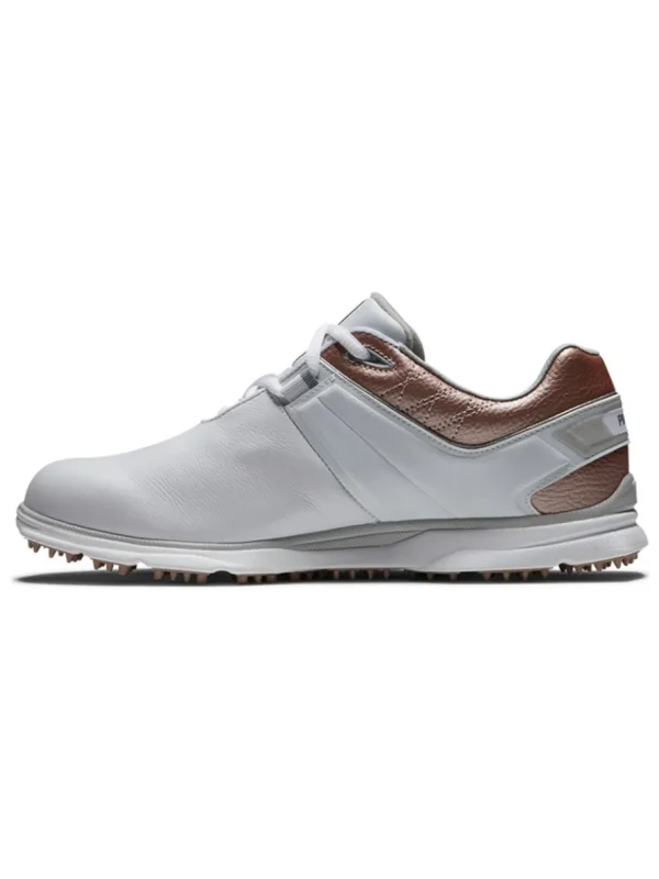 Women FootJoy Womens Golf Shoes< Women'S Pro Sl Golf Shoes - White/Rose