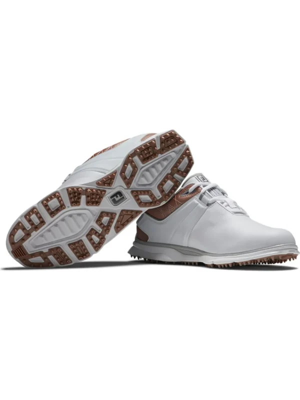 Women FootJoy Womens Golf Shoes< Women'S Pro Sl Golf Shoes - White/Rose