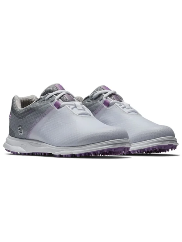 Women FootJoy Womens Golf Shoes< Women'S Pro Sl Sport Golf Shoes - White/Grey