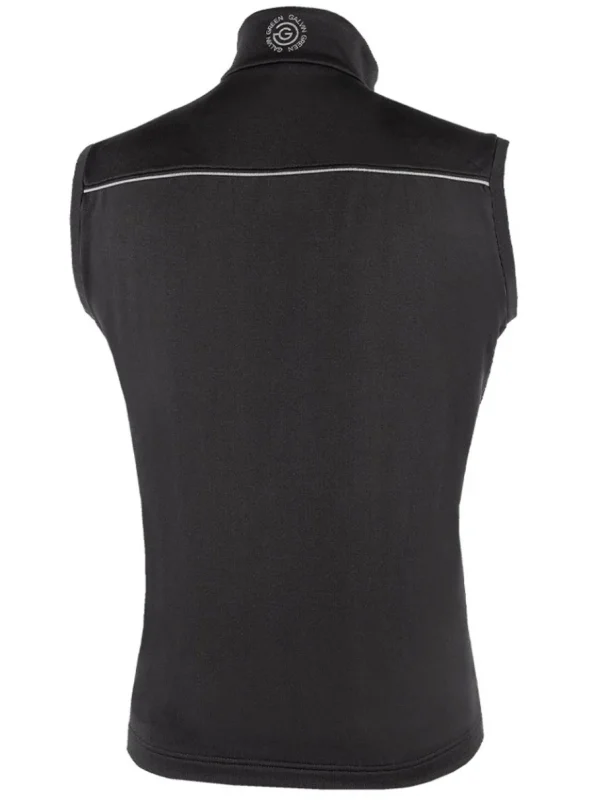 Men Galvin Green Vests< Davon Insula Vest - Black/Sharkskin