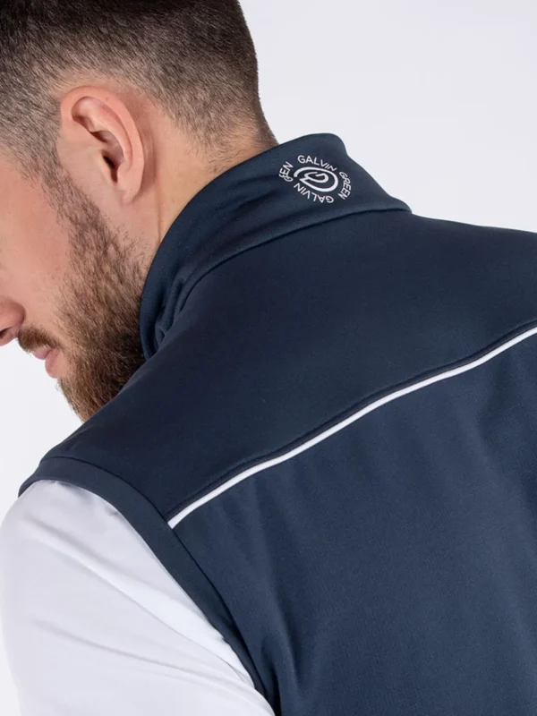 Men Galvin Green Vests< Davon Insula Vest - Navy/White