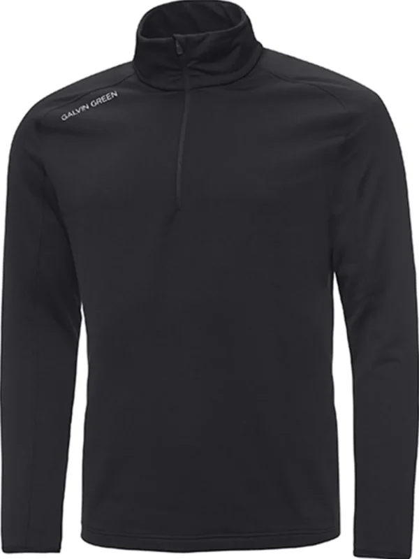 Men Galvin Green Jumpers< Drake Insula Half-Zip - Black