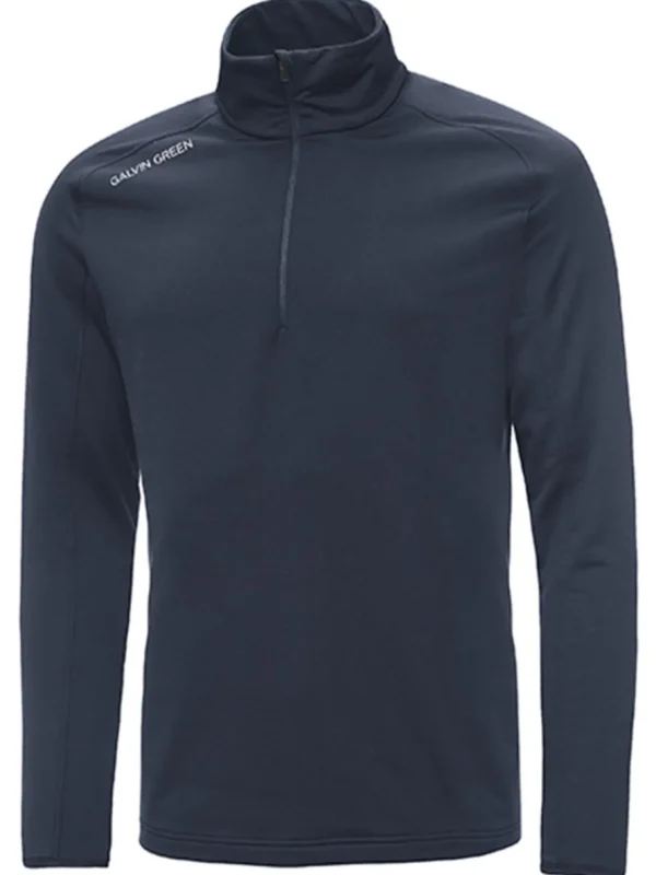 Men Galvin Green Jumpers< Drake Insula Half-Zip - Navy