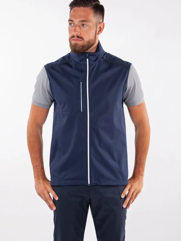 Men Galvin Green Vests< Lion Interface-1 Vest - Navy