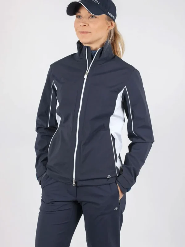 Women Galvin Green Wind & Rain Wear< Women'S Aila Gore-Tex Paclite Rain Jacket - Navy/White