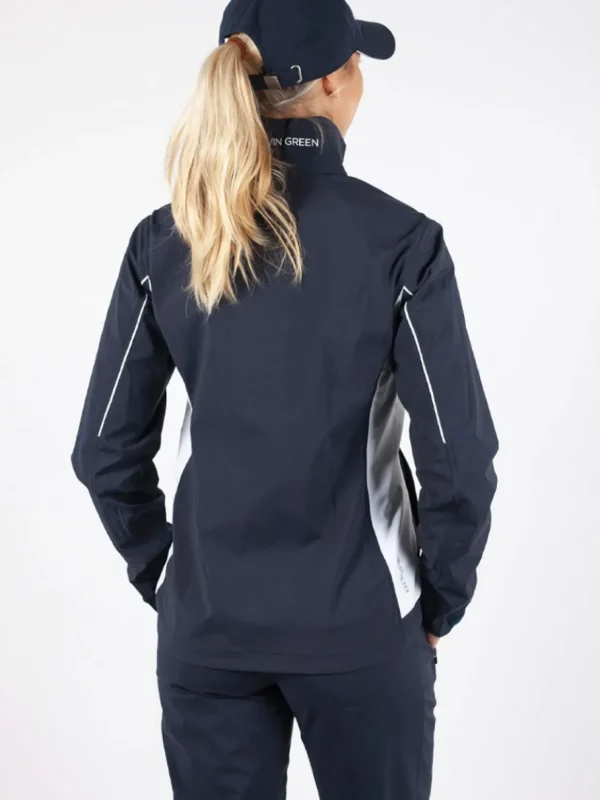 Women Galvin Green Wind & Rain Wear< Women'S Aila Gore-Tex Paclite Rain Jacket - Navy/White