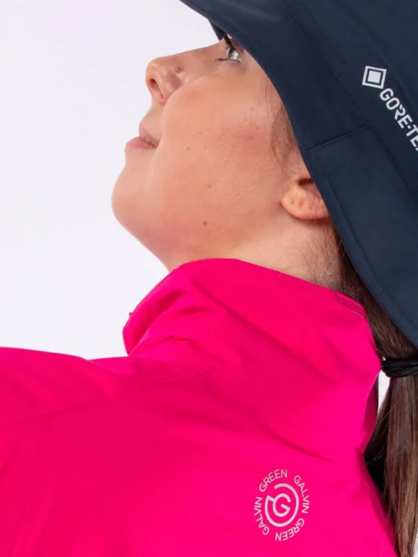 Women Galvin Green Wind & Rain Wear< Women'S Alice Gore-Tex Paclite Rain Jacket - Deep Pink