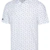 Men Greg Norman Shirts< Butterfly Fish Polo - White