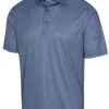 Men Greg Norman Shirts< Ml75 Microlux Jacks Print Polo - Navy