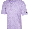 Men Greg Norman Shirts< Ml75 Octopus Polo - Lilac Breeze