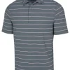 Men Greg Norman Shirts< Ml75 Stretch Glory Polo - Black