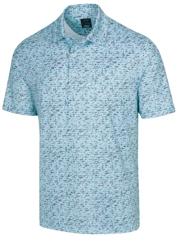 Men Greg Norman Shirts< Ml75 Stretch Tropical Wave Polo - Tropical Wave