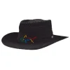 Greg Norman Hats< Signature Straw Hat - Black