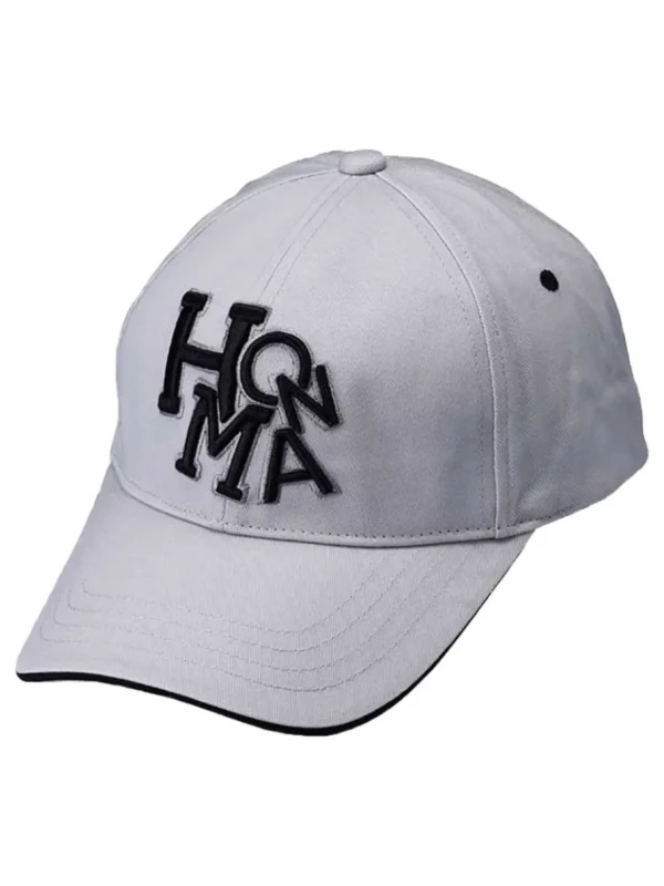 Honma Caps< Dancing Logo 031-735629 Cap - Gray/Black