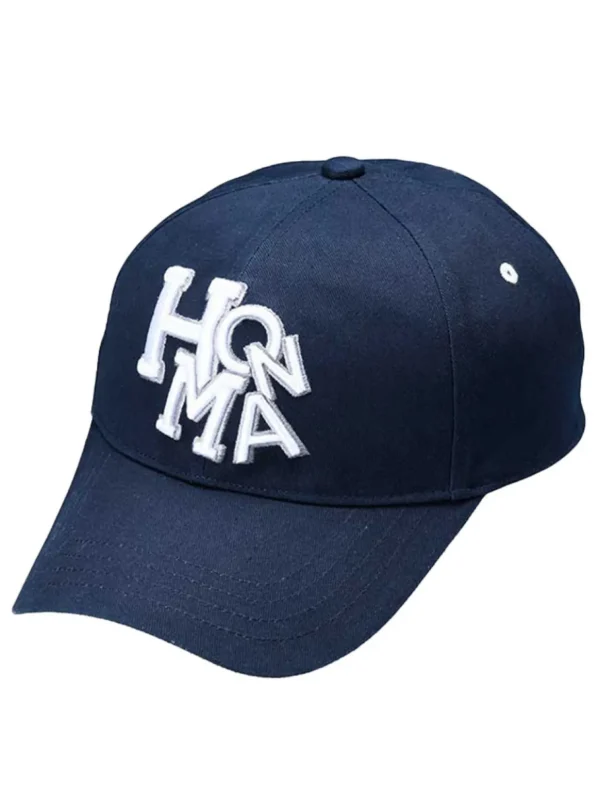 Honma Caps< Dancing Logo 031-735629 Cap - Navy/White