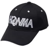 Honma Caps< Solid Cap 031-735628 - Black/Silver