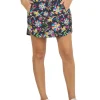 Women IBKUL Skorts & Dresses< Estela Print Straight Skort - Black/Multi