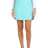 Women IBKUL Skorts & Dresses< Solid Straight Skort (17.5") - Seafoam