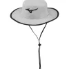 Mizuno Hats< Sun Hat - Steel Grey/Black