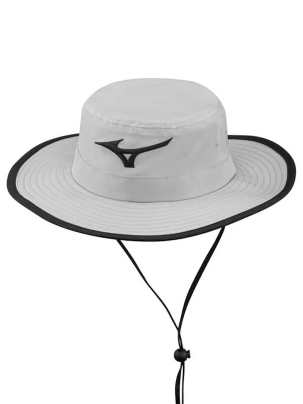 Mizuno Hats< Sun Hat - Steel Grey/Black