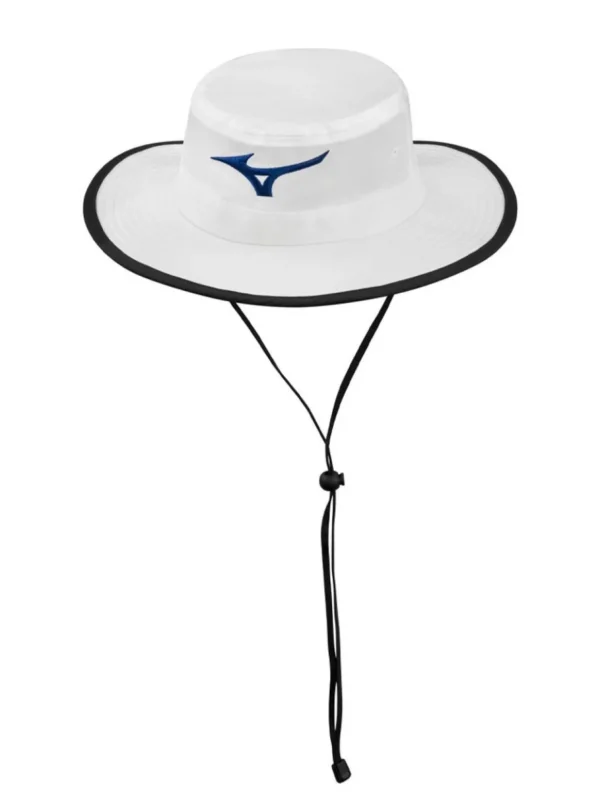 Mizuno Hats< Sun Hat - White/Navy