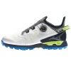 Men Mizuno Mens Golf Shoes< Wave Hazard Pro Boa Golf Shoes - White/Neo Lime