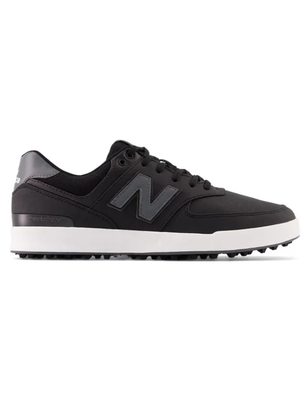 Men New Balance Mens Golf Shoes< 574 Greens Sl (2E) Golf Shoes - True Black