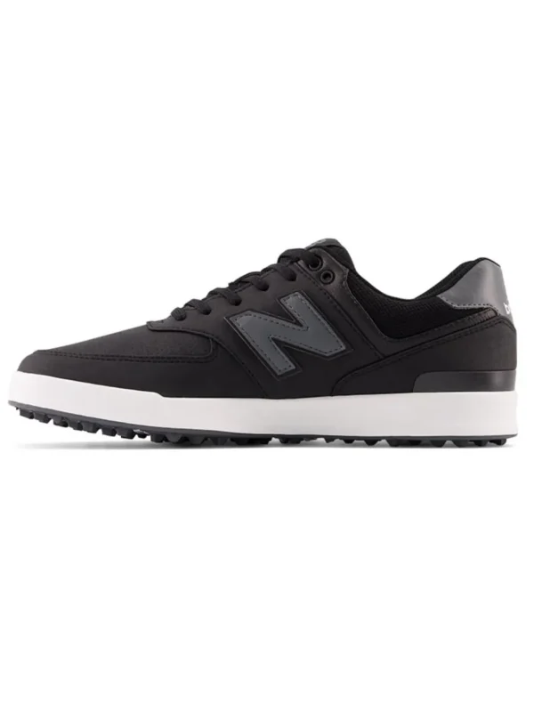 Men New Balance Mens Golf Shoes< 574 Greens Sl (2E) Golf Shoes - True Black