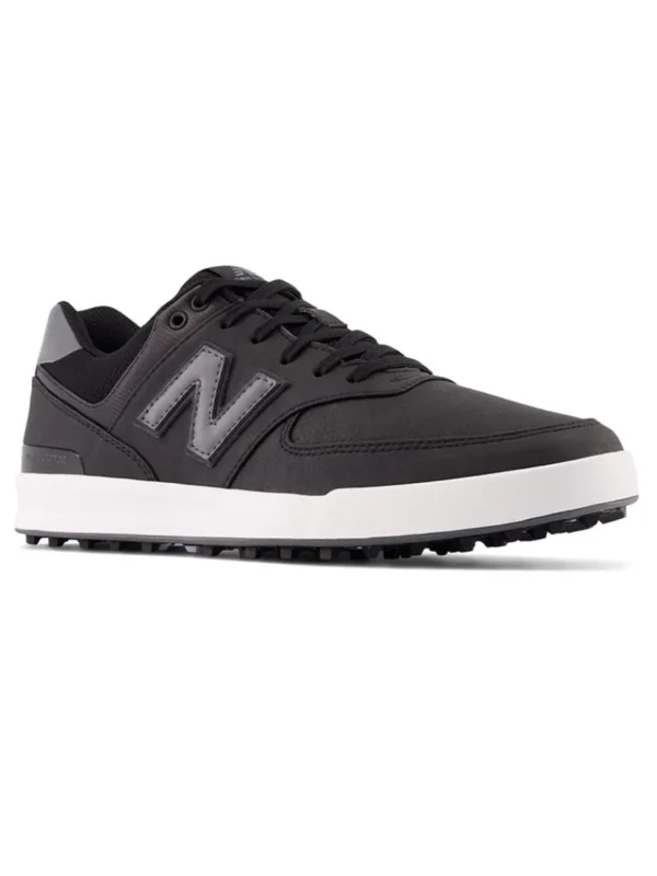 Men New Balance Mens Golf Shoes< 574 Greens Sl (2E) Golf Shoes - True Black