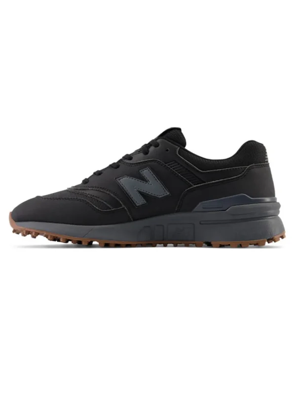 Men New Balance Mens Golf Shoes< 997 Sl (2E) Golf Shoes - Black/Grey