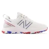 Men New Balance Mens Golf Shoes< Fresh Foam Contend Sl (2E) Golf Shoes - White/Blue/Red