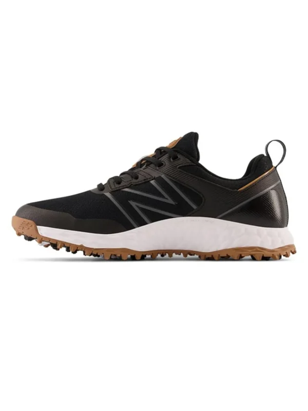 Men New Balance Mens Golf Shoes< Fresh Foam Contend Sl (2E) Golf Shoes - Black/Gum