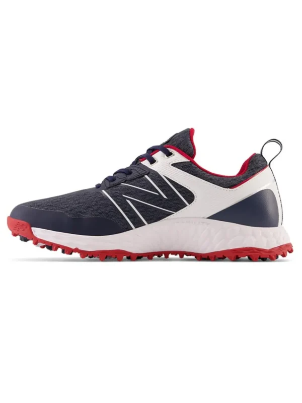 Men New Balance Mens Golf Shoes< Fresh Foam Contend Sl (2E) Golf Shoes - Navy/Red