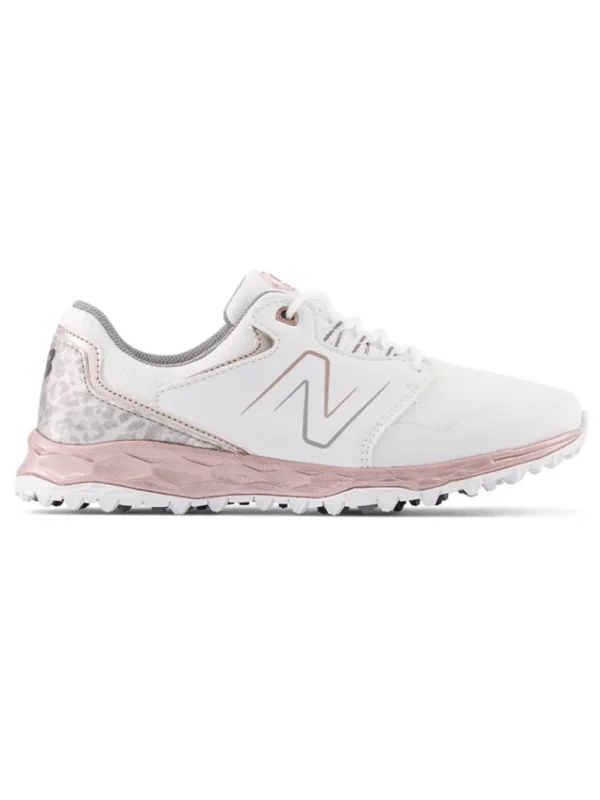 Women New Balance Womens Golf Shoes< Women'S Fresh Foam Links Sl V2 Golf Shoes - White/Rose Gold