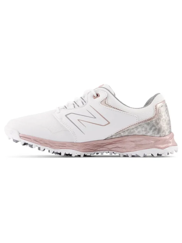 Women New Balance Womens Golf Shoes< Women'S Fresh Foam Links Sl V2 Golf Shoes - White/Rose Gold