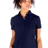 Women Nivo Shirts< W Brenna Polo - Navy