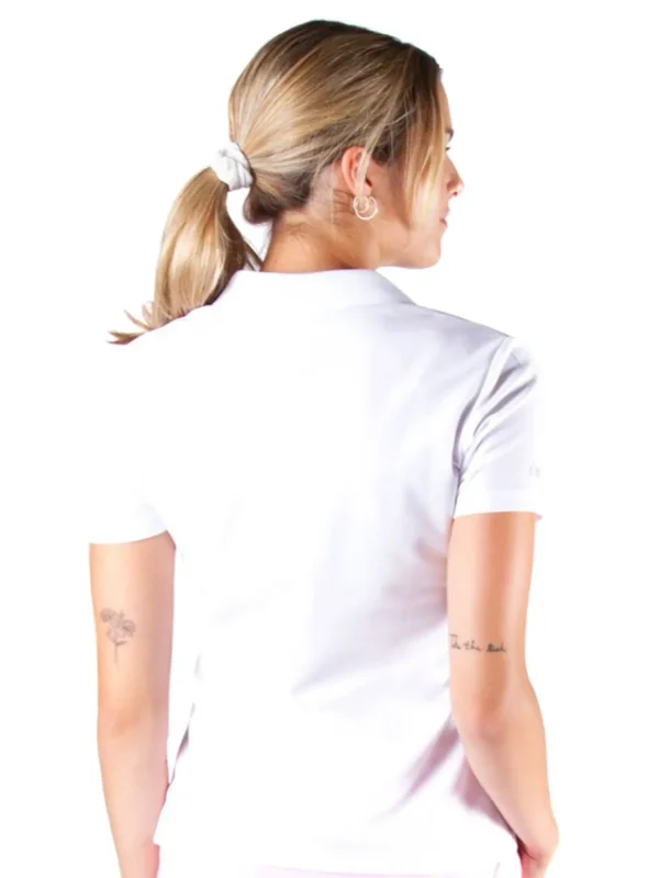 Women Nivo Shirts< W Brenna Polo - White