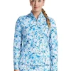 Women Nivo Shirts< W Leanie Mock - French Blue