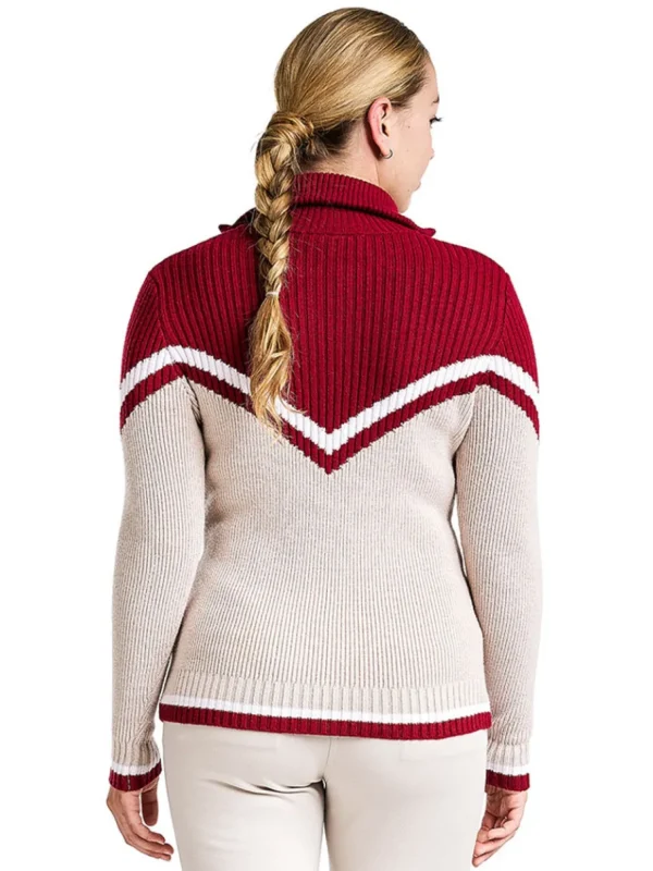 Women Nivo Jumpers< W Mabelyn Sweater - Cranberry