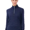 Women Nivo Jumpers< W Maida Mock - Navy