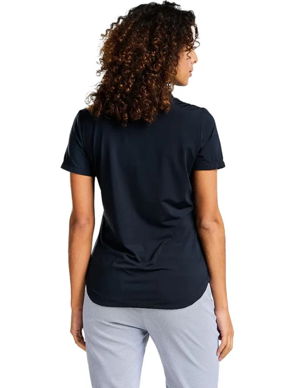 Women Nivo Shirts< W Naila Polo - Black