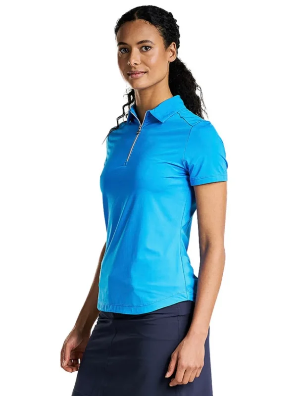 Women Nivo Shirts< W Naila Polo - French Blue