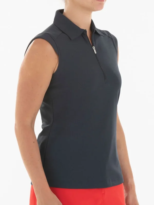 Women Nivo Shirts< W Nikki Polo - Navy