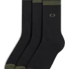 Oakley Socks< Essential 3 Pairs Of Socks - Blackout