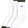 Oakley Socks< Essential 3 Pairs Of Socks - White