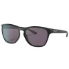 Oakley Sunglasses< Manorburn Sunglasses - Matte Black W/ Prizm Grey