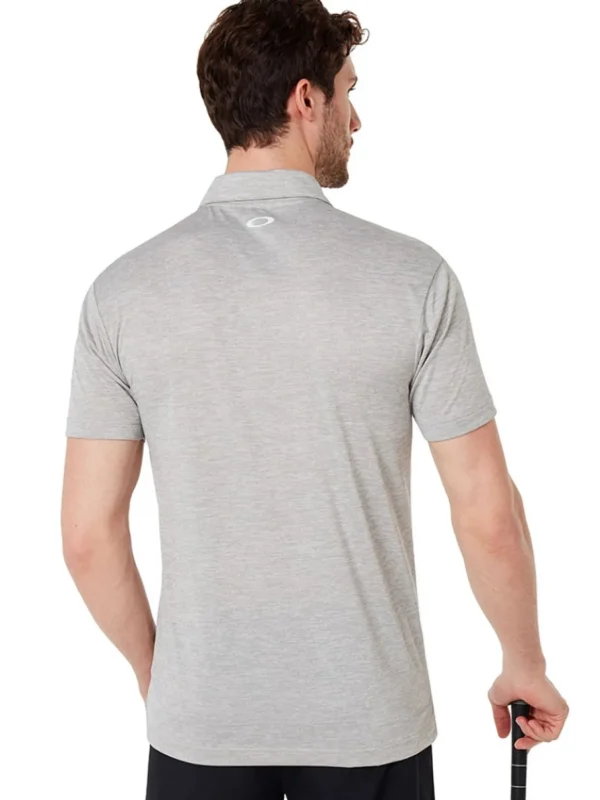 Men Oakley Shirts< New Galaxy Polo - Granite Heather