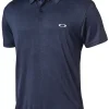 Men Oakley Shirts< New Galaxy Polo - Universal Blue