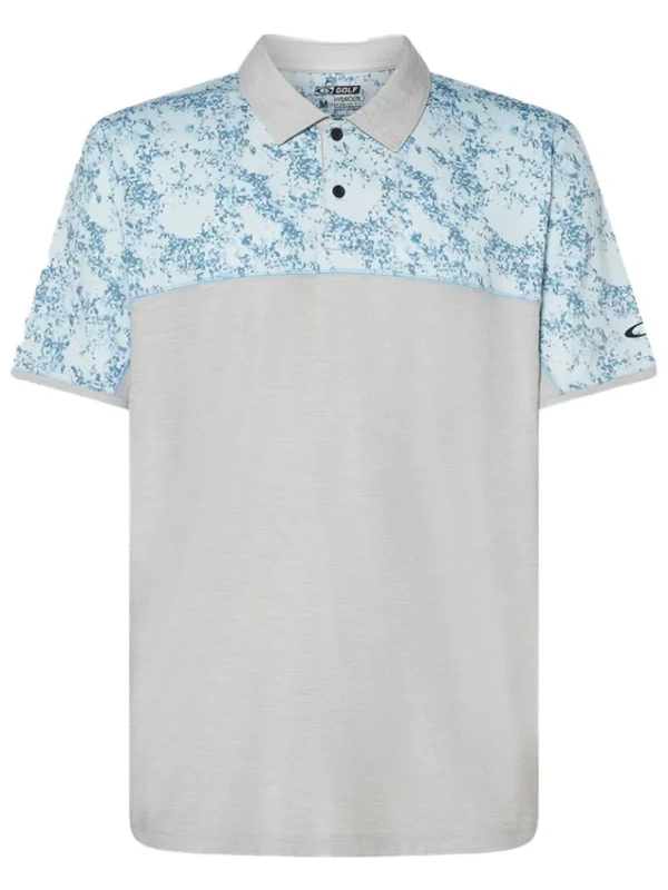 Men Oakley Shirts< Sand Block Polo - Stone Wash Blue